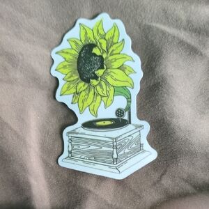Sunflower Phonograph Sticker 🔥🔥🔥20/$10, Bundle And Save